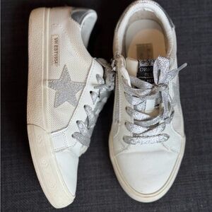 vintage havana silver and white sneaker